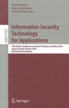 Information Security Technology for Applications