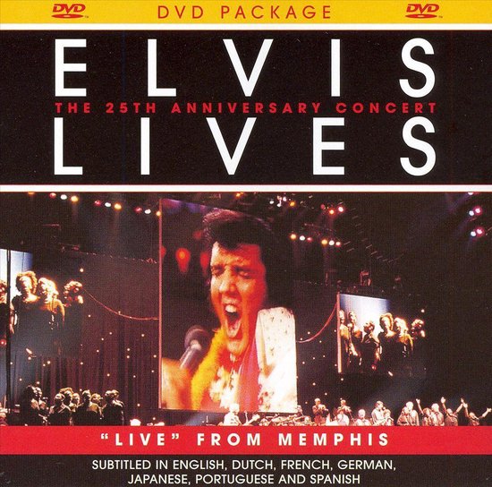 Cover van de film 'Elvis Presley - Elvis Lives 25th Aniversary Concert'