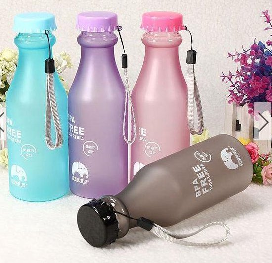 Flikkeren Aan boord industrie Drinkfles Waterfles bpa vrij 550 ml roze | bol.com