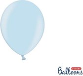 """Strong Ballonnen 12cm, Metallic Baby blauw (1 zakje met 100 stuks)"""