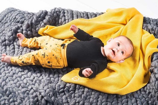 Jollein Basic knit Deken 75x100cm ocher