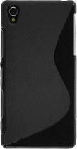 Sony Xperia Z2 Silicone Case s-style hoesje Zwart