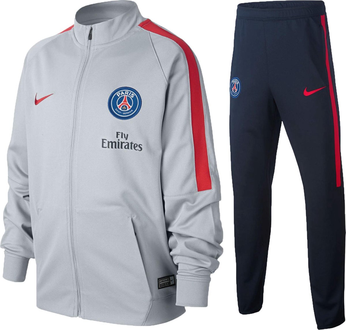 Nike Paris Saint-Germain Trainingspak - Maat S - Unisex - wit/blauw/rood  Maat S: 128/140 | bol.com