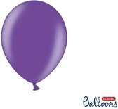 """Strong Ballonnen 23cm, Metallic Purple (1 zakje met 50 stuks)"""