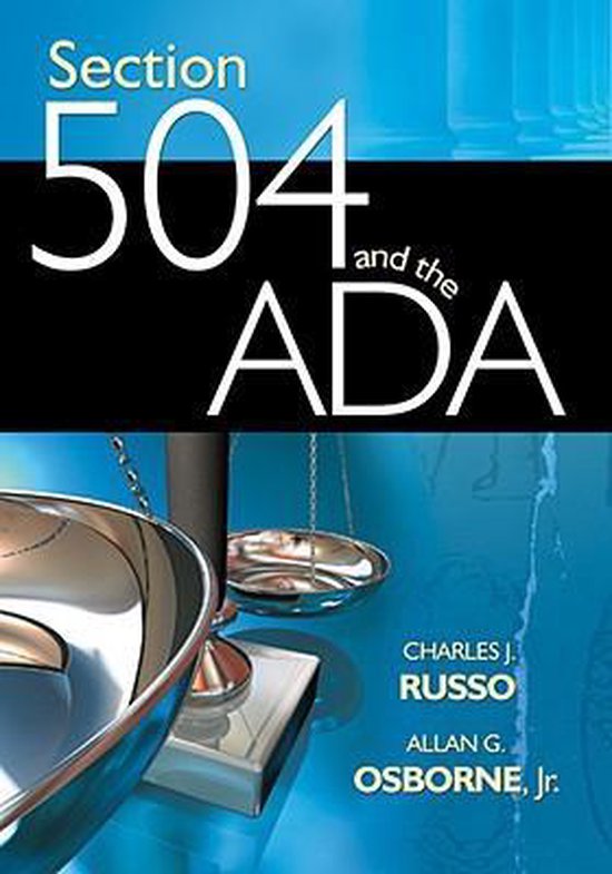 Section 504 and the ADA - cover