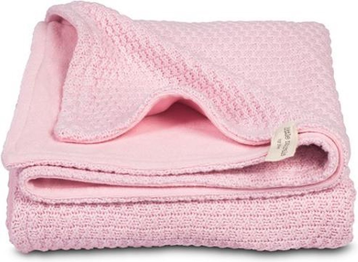 Jollein Deken Little Naturals Drops 75x100 cm - Roze