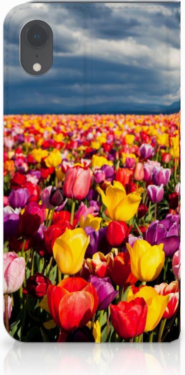 Book Case voor Apple iPhone Xr Smart Cover Tulpen