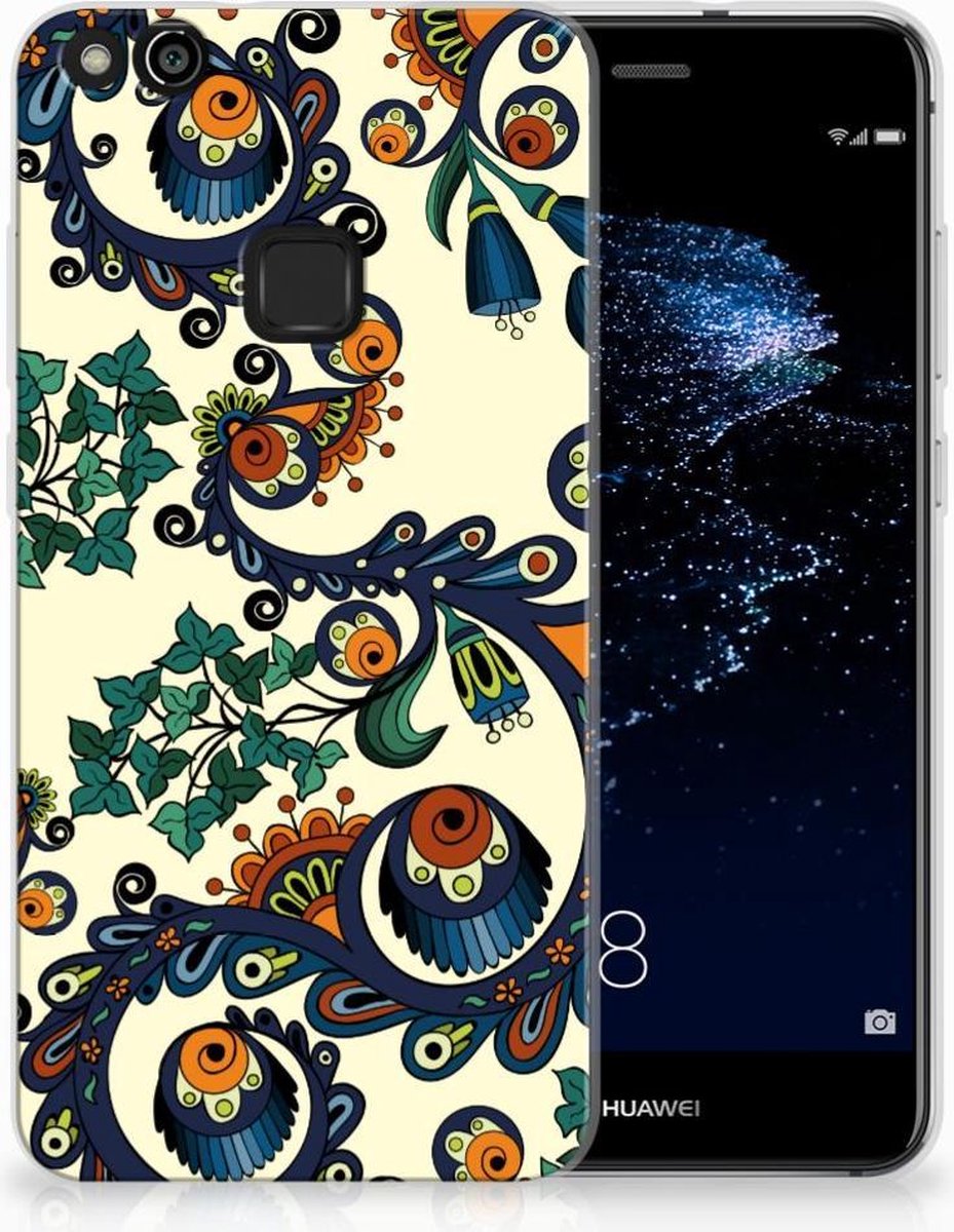 Siliconen Hoesje Huawei P10 Lite Barok Flower