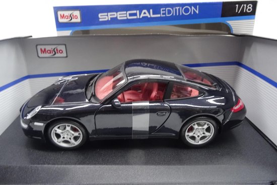 Maisto 31692 Porsche 911 997 Carrera S 1/18 Diecast voiture modèle rouge 