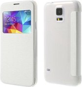 Samsung Galaxy S5 S view cover hoesje wit