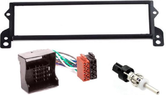 Mini cooper inbouwframe met kabel en antenne kit frame autoradio | bol.com