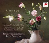 Mozart: Serenade No. 5, K.2014/213a; Divertimento No. 10 K.247 "Londonishce Nachtmusik"