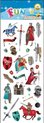 foto van Stickervel ridders