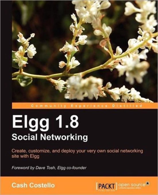 Elgg 1.8 Social Networking - cover