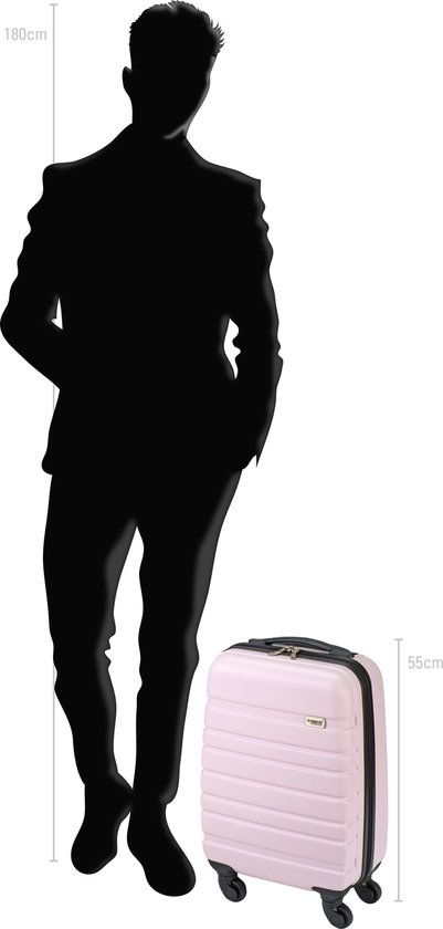 Princess Traveller Singapore Handbagage koffer 55 cm - Lilac - Princess Traveller