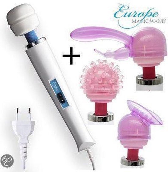 Europe magic wand Plug Europe Magic Wand - 220V 6 Speed Pink Pakket