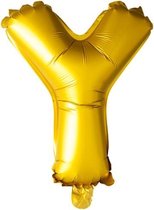 ballon - 100 cm - goud - letter - Y