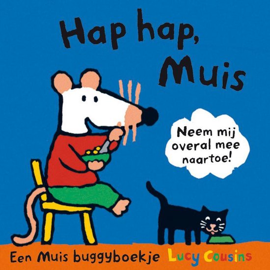 Cover van het boek 'Hap hap, Muis' van Lucy Cousins