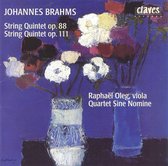 Brahms: Quintets Vol 2 / Raphael Oleg, Quartet Sine Nomine