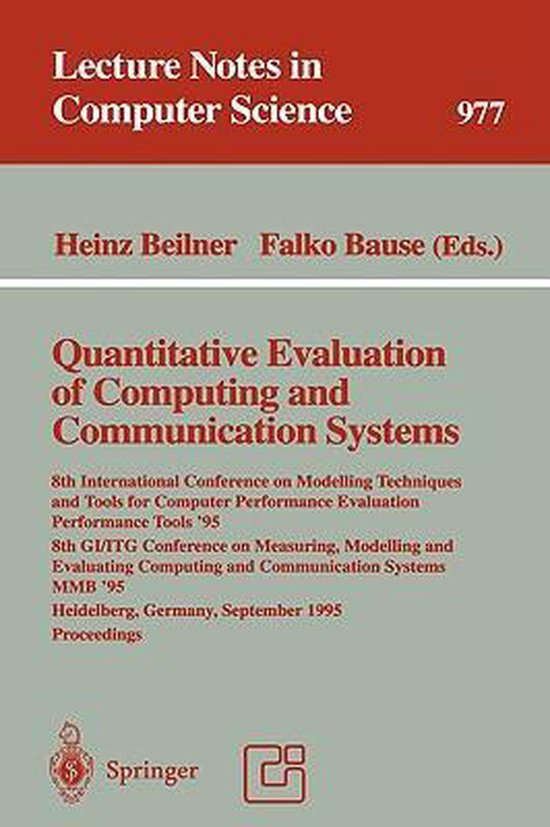 Quantitative Evaluation of Computing and Communication Syste ... - cover