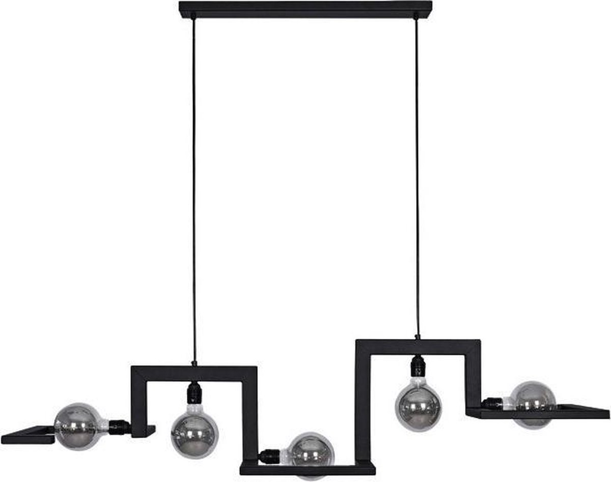 Ztahl design hanglamp Tortona 5L - zwart | bol.com