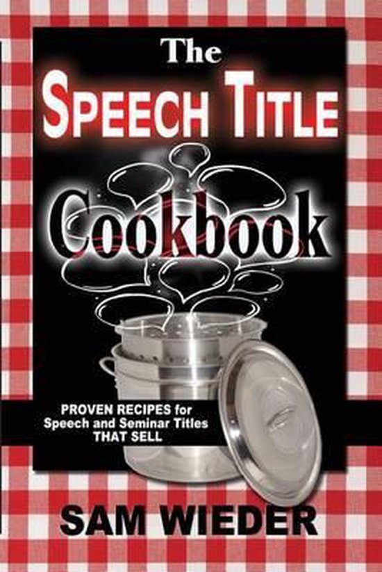 The Speech Title Cookbook - cover