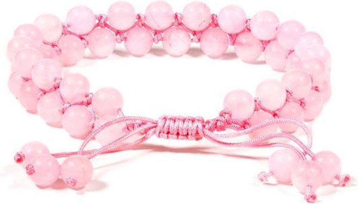 Yogi & Yogini naturals Armband rozenkwarts (6 mm)