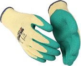 GUIDE werkhandschoenen 154 - grip - groene latex - maat 9