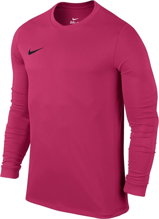 Nike Park VI LS Teamshirt Heren Sportshirt - Maat M - Mannen - roze