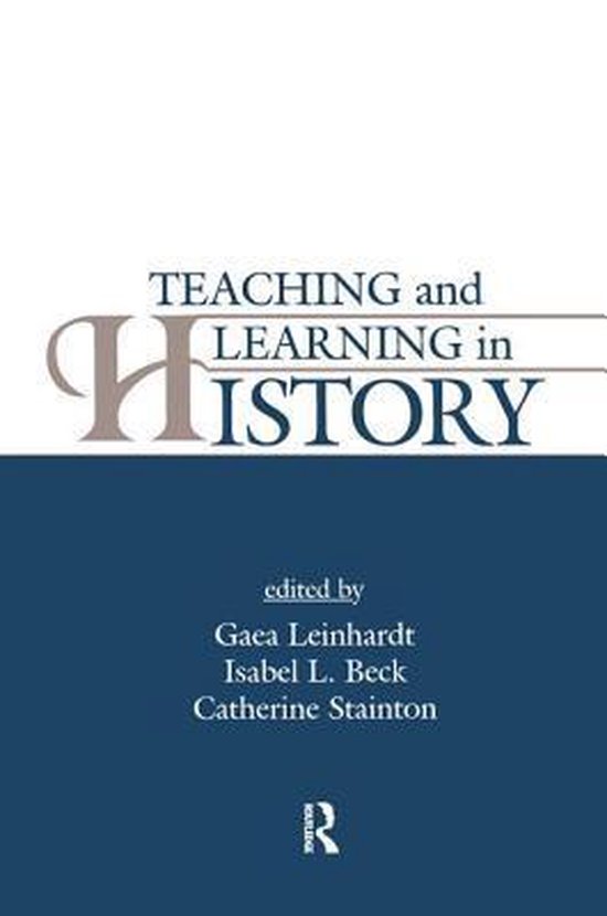 Couverture de livre : "Teaching and Learning in History" avec les noms des éditeurs.