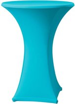 Statafelrok stretch D2/D3 - Ø 70cm - incl. topcover - Turquoise