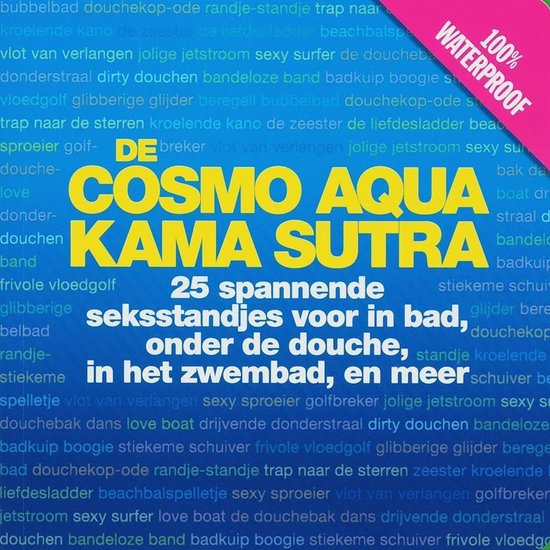 Cover van het boek 'Cosmo Aqua Kama Sutra'