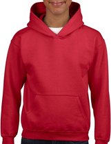 Rode capuchon sweater voor meisjes 122-128 (s)