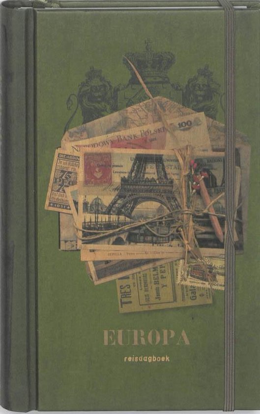 Cover van het boek 'Reisdagboek Europa' van A Landweer