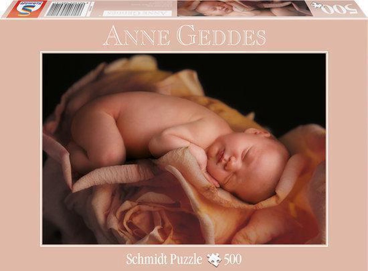 wasmiddel Te overschot Schmidt Puzzel: Anne Geddes - Baby In Een Rozenblad | bol.com