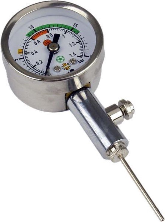 Manometer voetbal / Drukmeter ballen Baldrukmeter / Pressure Gauge | bol.com