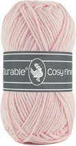 Durable Cosy Fine - acryl en katoen garen - light pink, licht roze 203 - 5 bollen