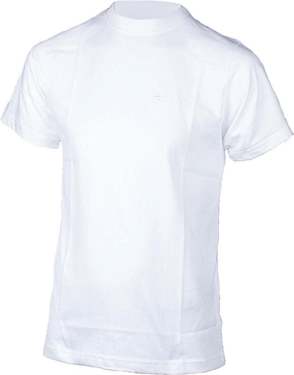 Piva schooluniform t-shirt korte mouwen jongens - wit - maat XS/14 jaar