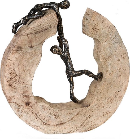 Gilde handwerk - Sculptuur van hout - teamwork - Hout en metaal