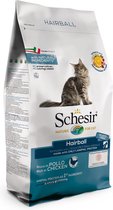 Schesir Cat Dry Hairball Kip - Kattenvoer - 1.5 kg