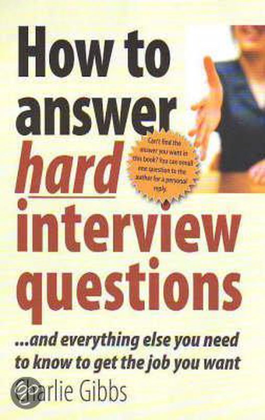 How to Answer Hard Interview Questions - cover