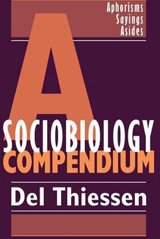 A Sociobiology Compendium - cover