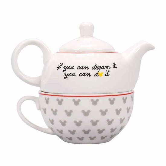 zweer ramp manager Disney servies - Tea for One set - Mickey Mouse | bol.com