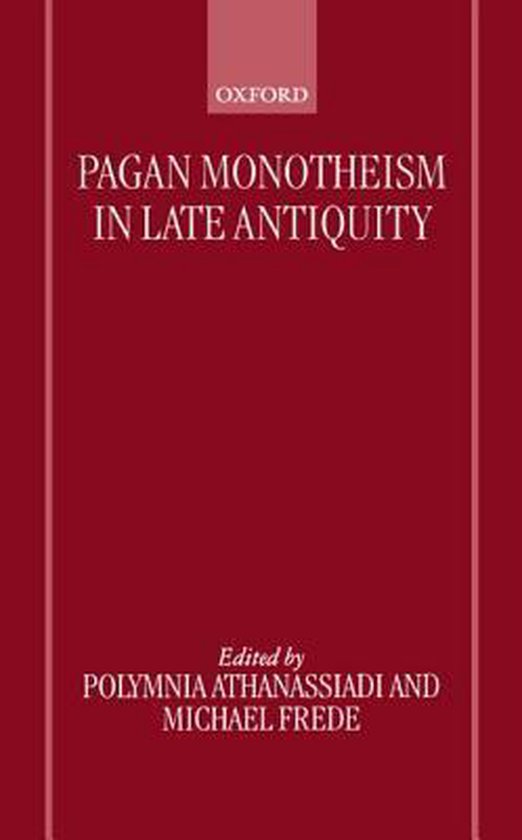 Pagan Monotheism in Late Antiquity - cover