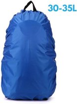 Flightbag Regenhoes Waterdicht voor Backpack Rugzak - 30-35 Liter Regenhoes – Blauw