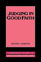 Cambridge Studies in Philosophy and Law- Judging in Good Faith