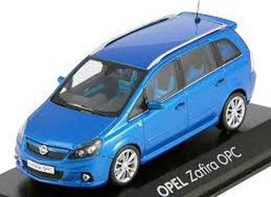 oppervlakkig Vervullen Vertrouwen Opel Zafira OPC Blauw 1-43 Minichamps | bol.com