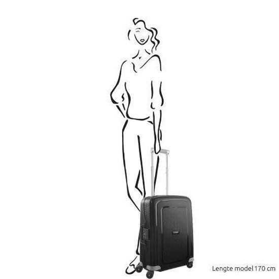 Samsonite Koffer - S'CURE SPINNER 55/20 (Handbagage) Zwart