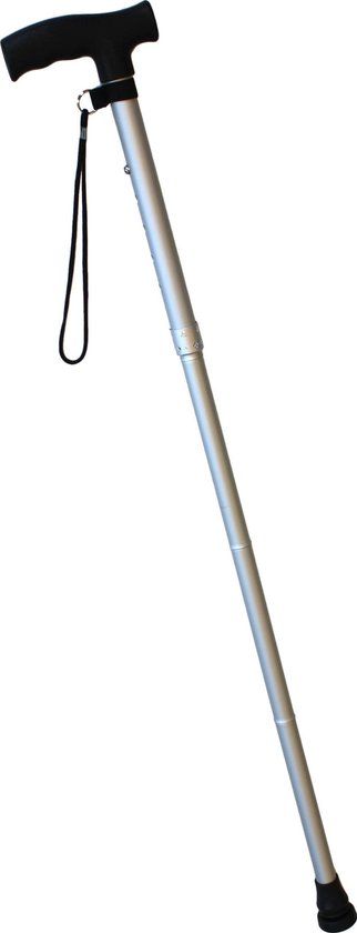 Parcura wandelstok opvouwbaar - Verstelbaar 85 tot 95 cm - Incl. polskoord
