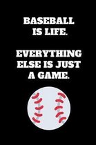 Baseball Is Life. Everything Else Is Just A Game.